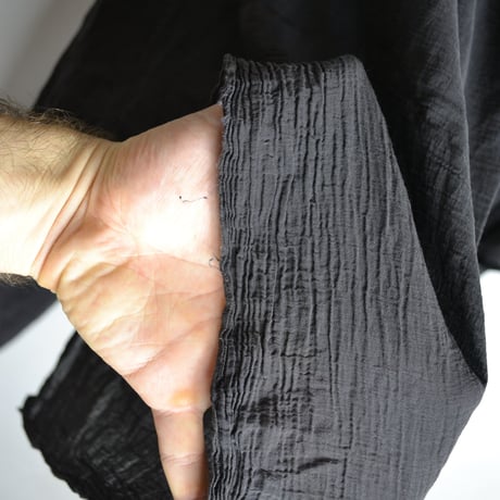 Julius Dark Grey Linen Scarf