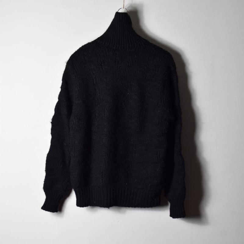 Yohji Yamamoto AW98 Black Distortion Knit - HY- Yohji Yamamoto AW98 Black Distortion Knit - HY-