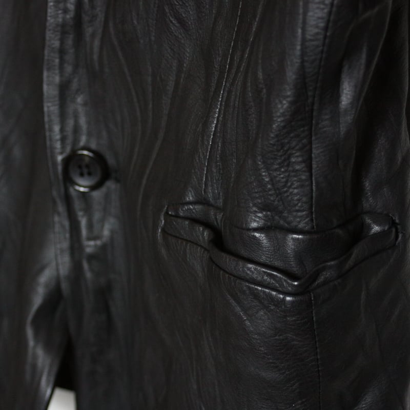 Julius SS04 Leather Blazer | Karasu Shop Julius SS04 Leather Blazer | Karasu Shop