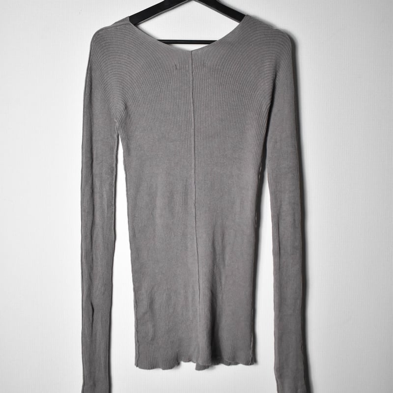 Julius SS09 Sample Rib Longsleeve Top | Karasu Julius SS09 Sample Rib Longsleeve Top | Karasu