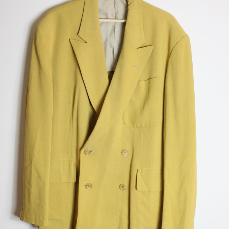 Yohji Yamamoto Archive '80s Yellow Suit | Karas