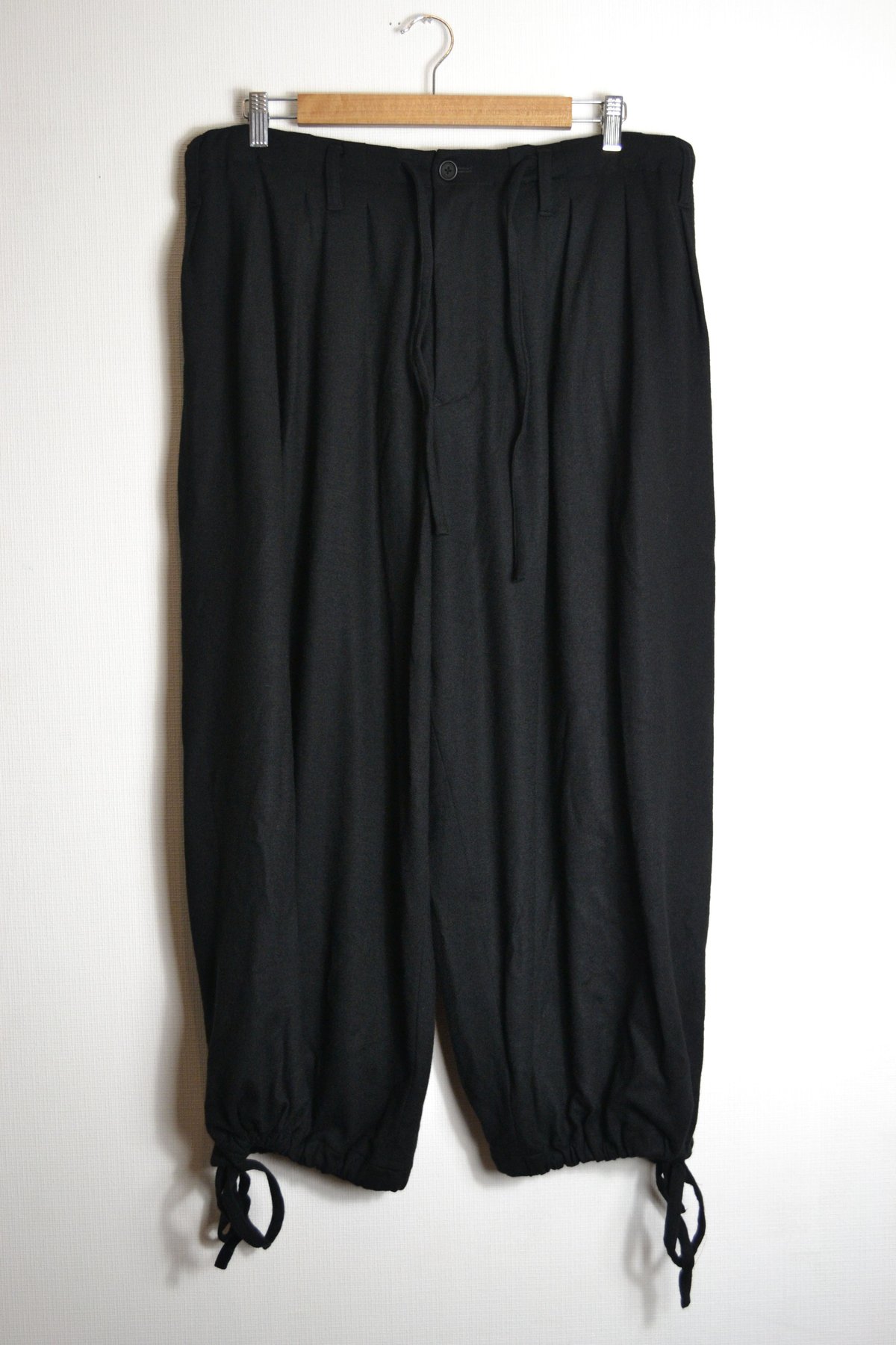 Yohji Yamamoto AW14 Flannel Wool Balloon Pants