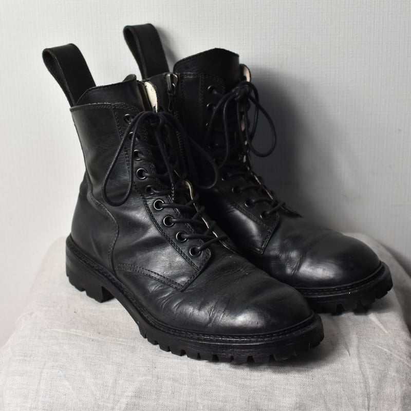 Julius SS15 Prism Side-Zip Combat Boots - 497FW