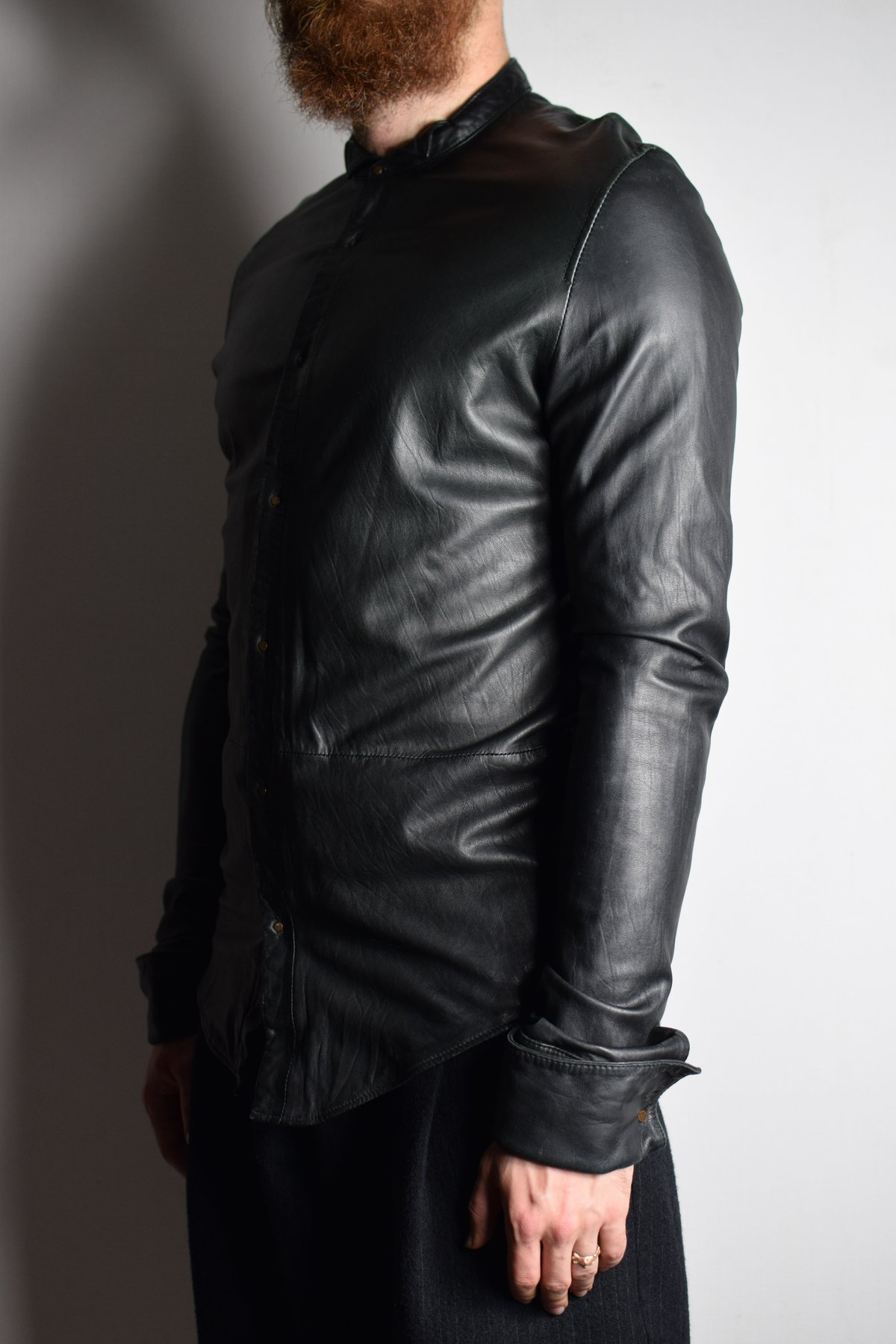 Julius AW04 Post Proletariat Leather Shirt | Ka