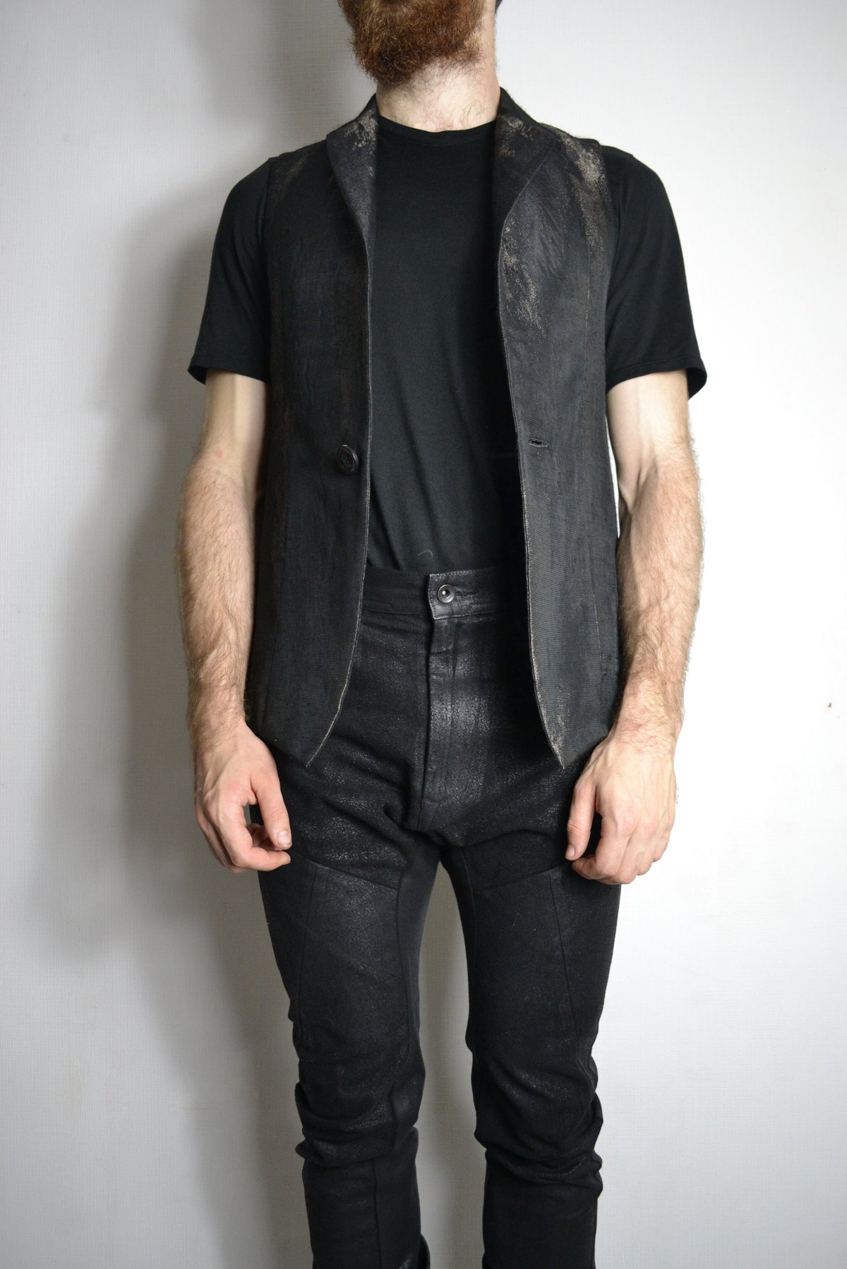 Julius SS13 Vandalism Rusty Jacquard Vest - 417