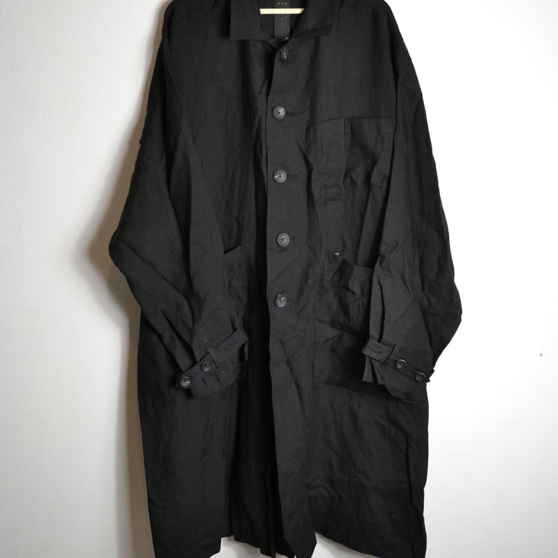 The Viridi-Anne SS21 Linen Broad Coat - VI-3322