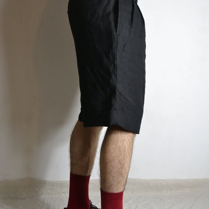 The Viridi-Anne SS21 Linen Broad Shorts - VI-33