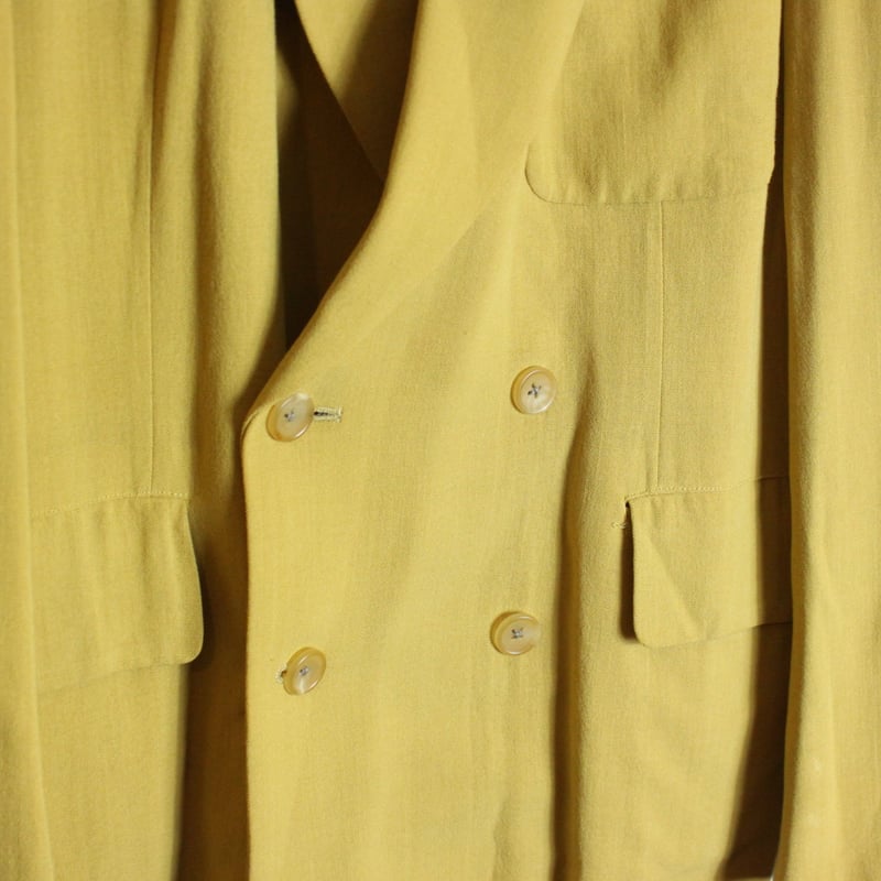 Yohji Yamamoto Archive '80s Yellow Suit | Karas