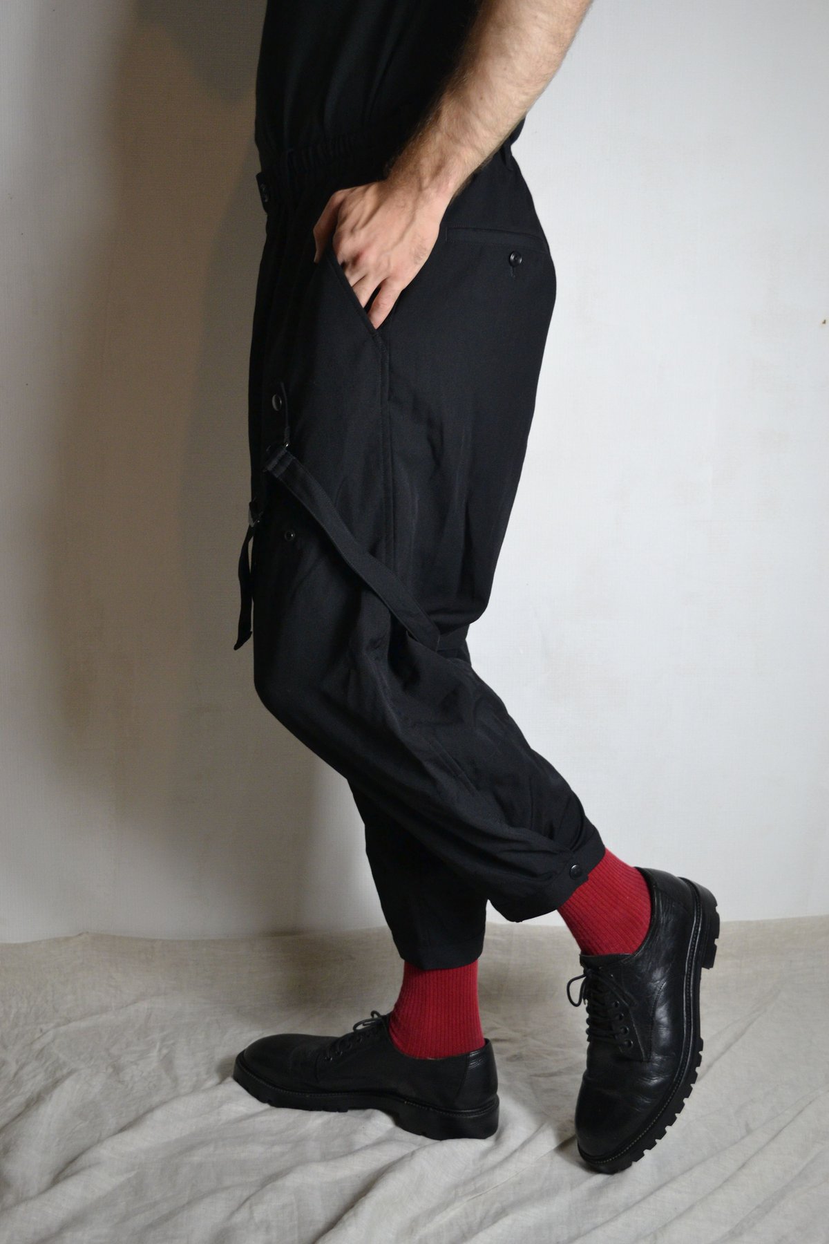 Yohji Yamamoto AW16 Bondage Pants - HR-P43-100 Yohji Yamamoto AW16 Bondage Pants - HR-P43-100