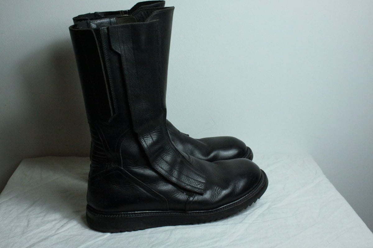 Rick Owens SS15 Moto Creeper Boots - RR15S4810-