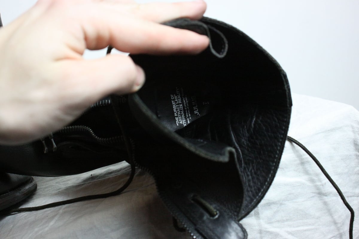 Julius SS08 Combat Boots - 217FWM4 | Karasu Shop