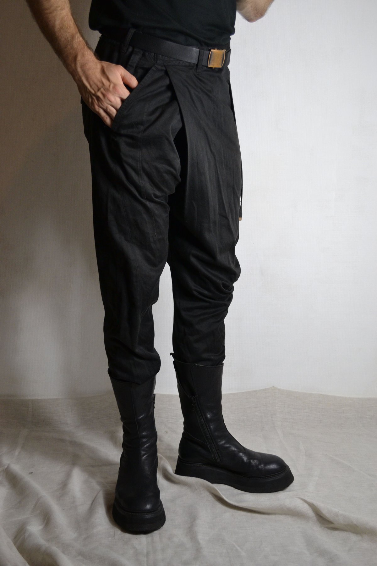 Julius SS14 Ghost Asymmetrical Pants - 457PAM11