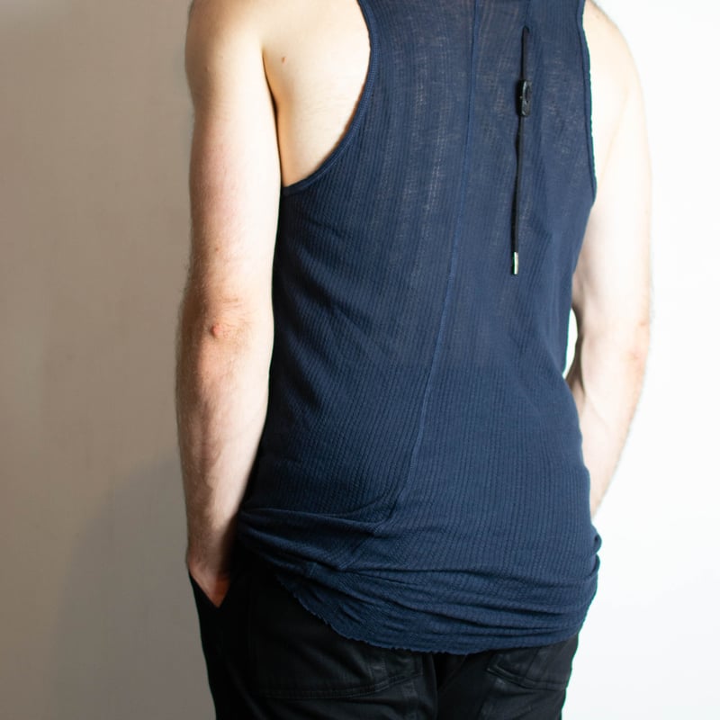 Boris Bidjan Saberi SS09 Blue Tank Top - TANK01