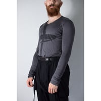 Julius SS09 Grey Rifle Longsleeve Top - 257CUM19