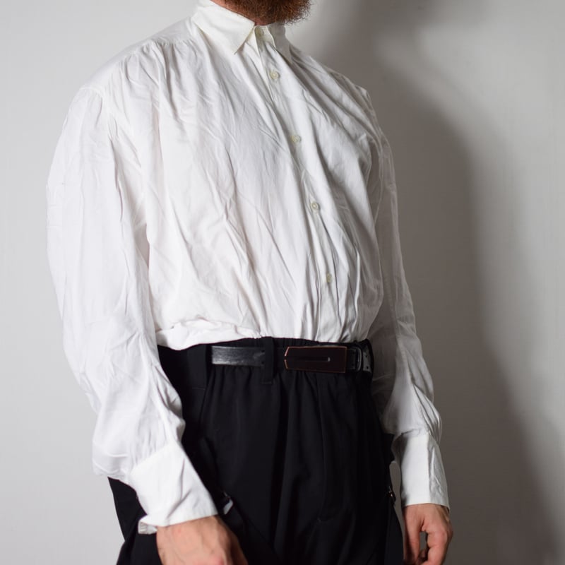 Yohji Yamamoto 90s Curved Sleeve Shirt | Karasu