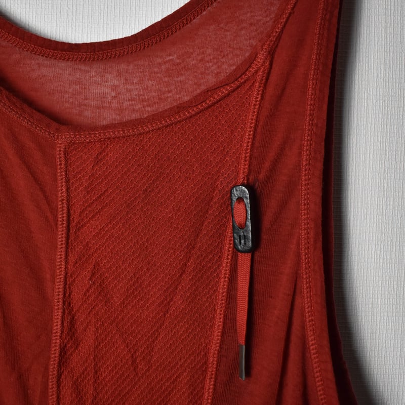Boris Bidjan Saberi AW15 Heimat Red Tank Top -
