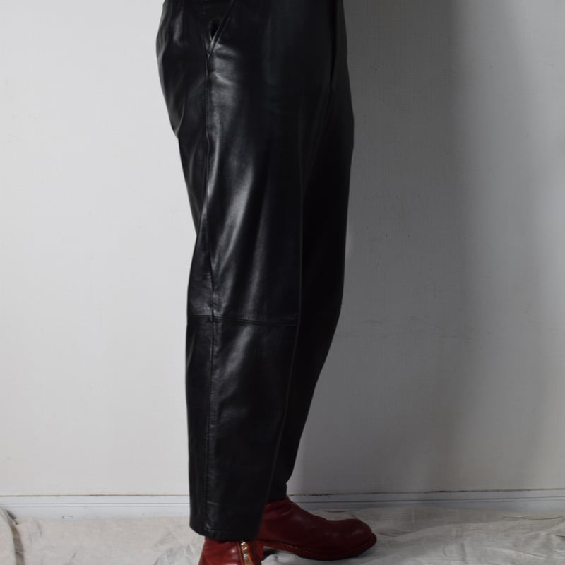 Yohji Yamamoto AW03 Leather Pants - HU-P23-706