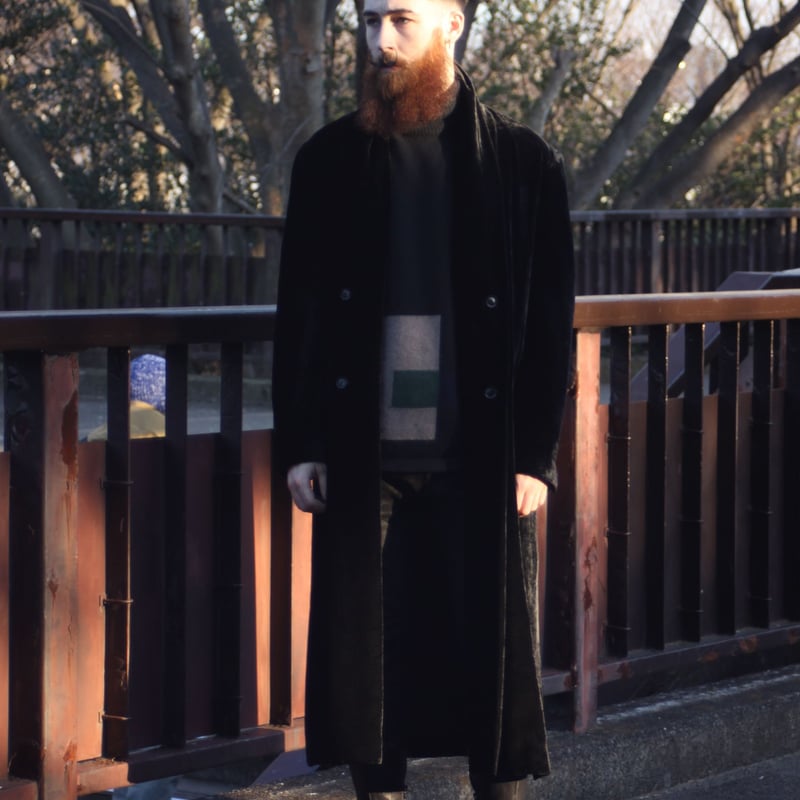 Yohji Yamamoto AW18 Rare Velvet Coat - HV-C24-2