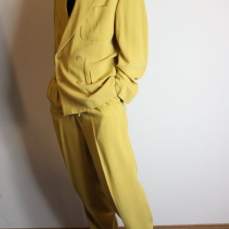 Yohji Yamamoto Archive '80s Yellow Suit | Karas