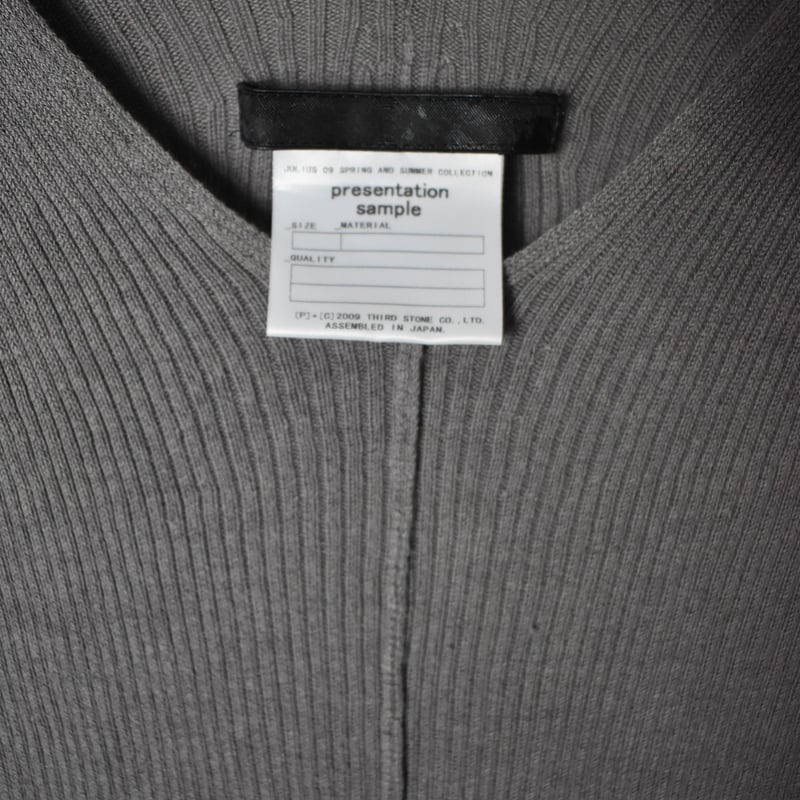 Julius SS09 Sample Rib Longsleeve Top | Karasu