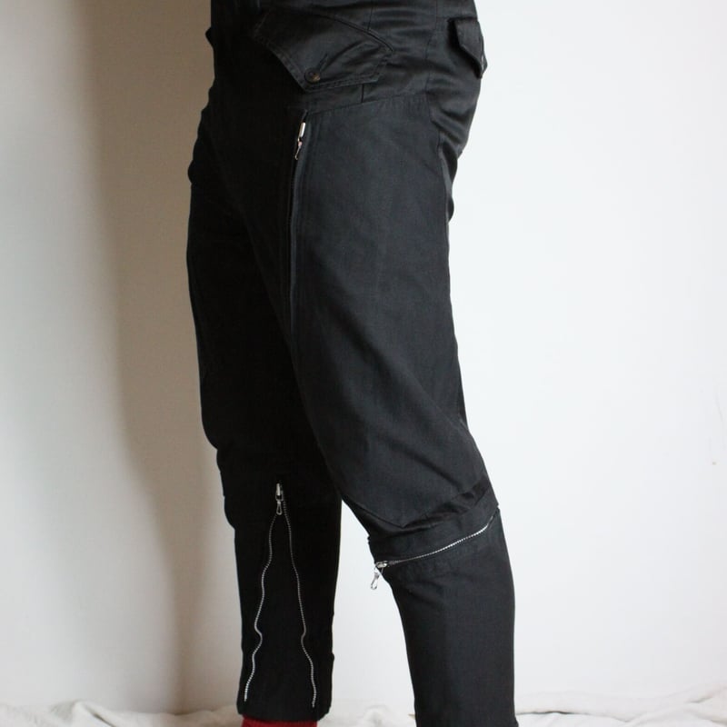 JULIUS 【NEUROMANTIKA】パンツ JULIUS 12oz Coated Denim Seamed Pants（BLACK） - Osaka