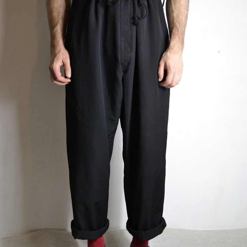 Yohji Yamamoto SS19 Wool Easy Pants - HH-P94-10
