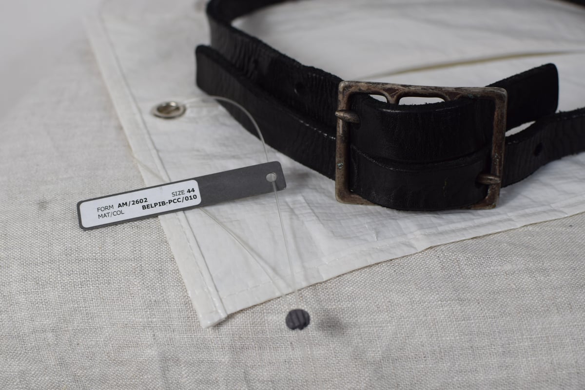 Carol Christian Poell ベルト Carol Christian Poell Black Double-Buckle Leather Belt – Asa