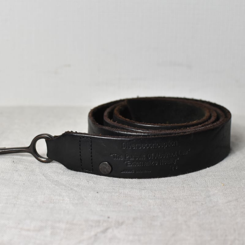 12AW JULIUS × GARNI フックレザーベルト Julius x Garni AW12 Resonance Hook Belt - 397AC