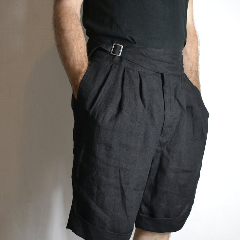 The Viridi-Anne SS21 Linen Broad Shorts - VI-33