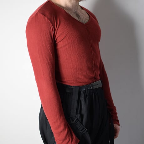 Julius AW06 Fixed Red Longsleeve Top