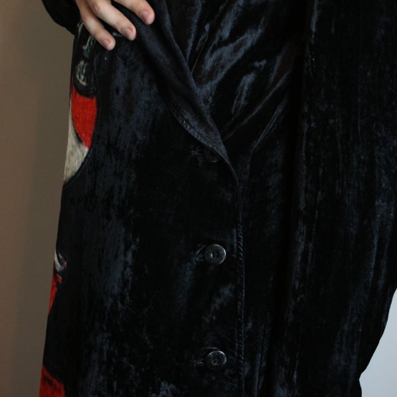 ジャケット・アウター Yohji yamamoto 23ss VELVET COAT Yohji Yamamoto 20SS Velvet Knight Coat - HN-D13