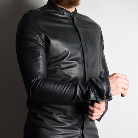 Julius AW04 Post Proletariat Leather Shirt
