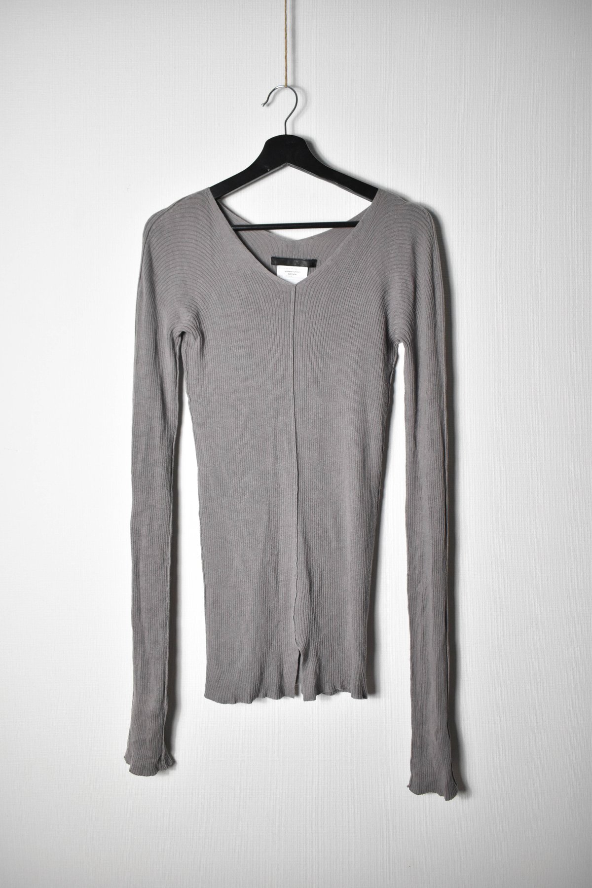 JULIUS / Drape Neck Rib Cut-sawn LS