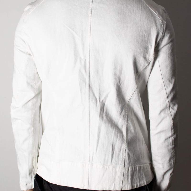 Julius SS16 Sefiroth White Denim Jacket - 537BL