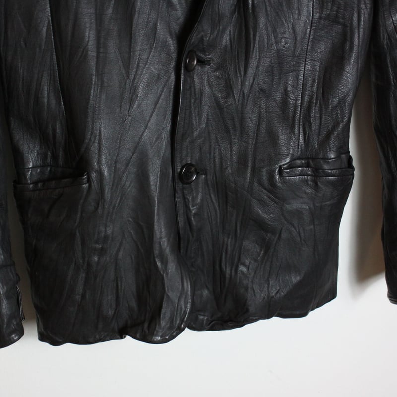 Julius SS04 Leather Blazer | Karasu Shop
