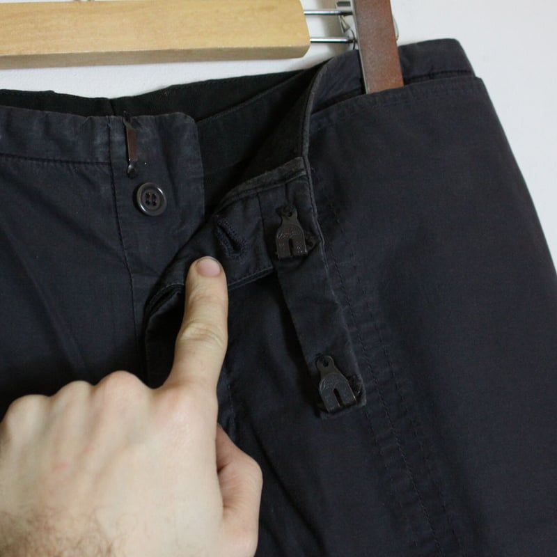 Carol Christian Poell SS98 Cotton-Resin Pants |