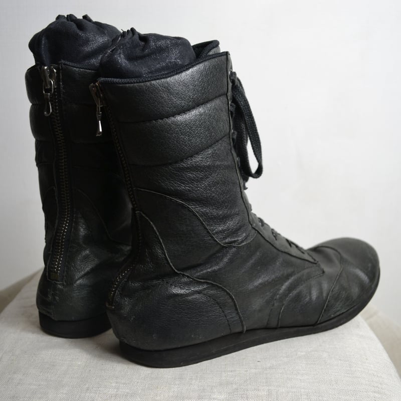 Julius SS09 leather sneaker boots ブーツ Julius SS09 Sneaker Boots - 257FWM3-RU | Karasu