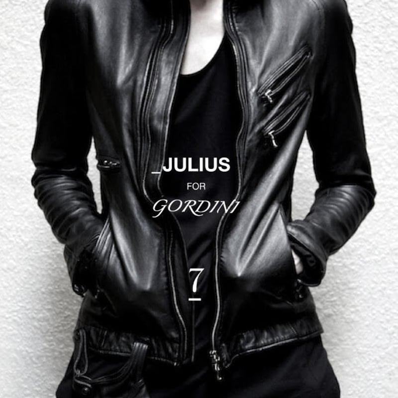 JULIUS x GORDINI レザージャケット サイズ2 Julius x Gordini Sample Jutneck Holster Leather