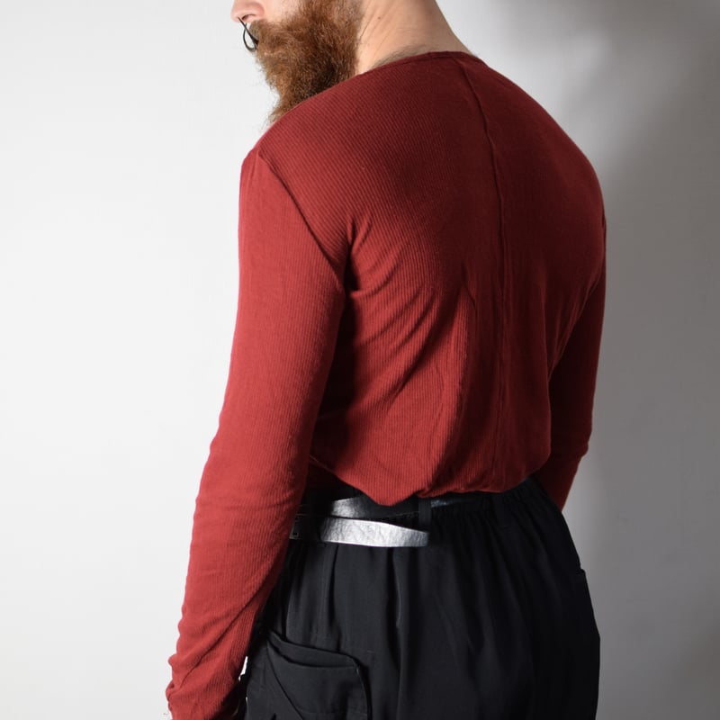 Julius AW06 Fixed Red Longsleeve Top | Karasu Shop