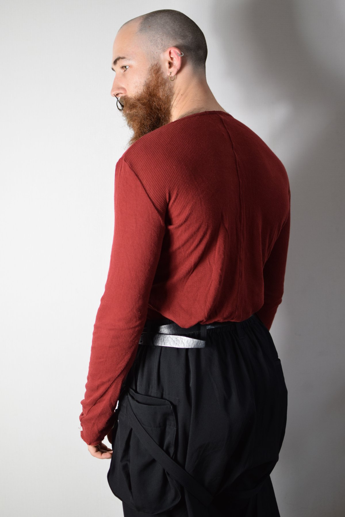 Julius AW06 Fixed Red Longsleeve Top | Karasu Shop