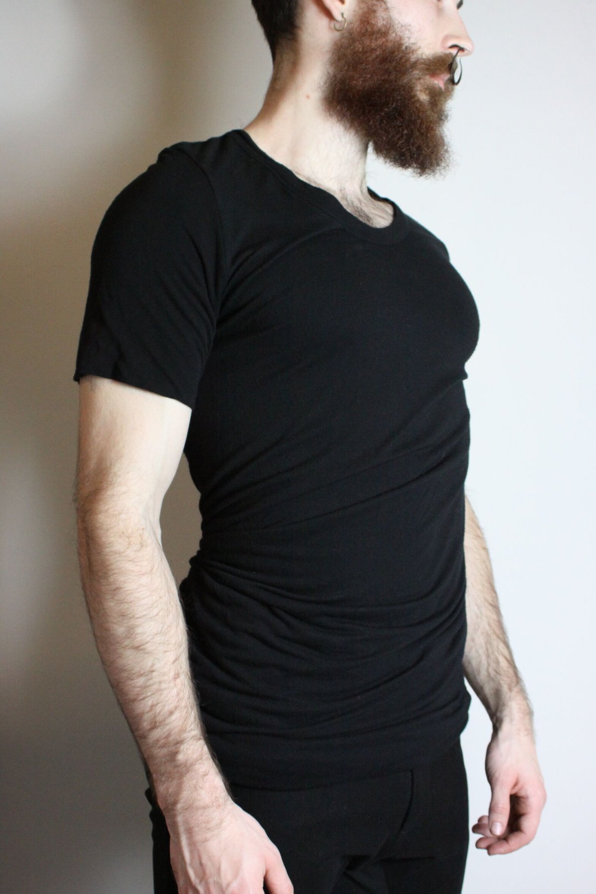 Rick Owens SS17 Walrus Double-Layer T-Shirt - R Rick Owens SS17 Walrus Double-Layer T-Shirt - R