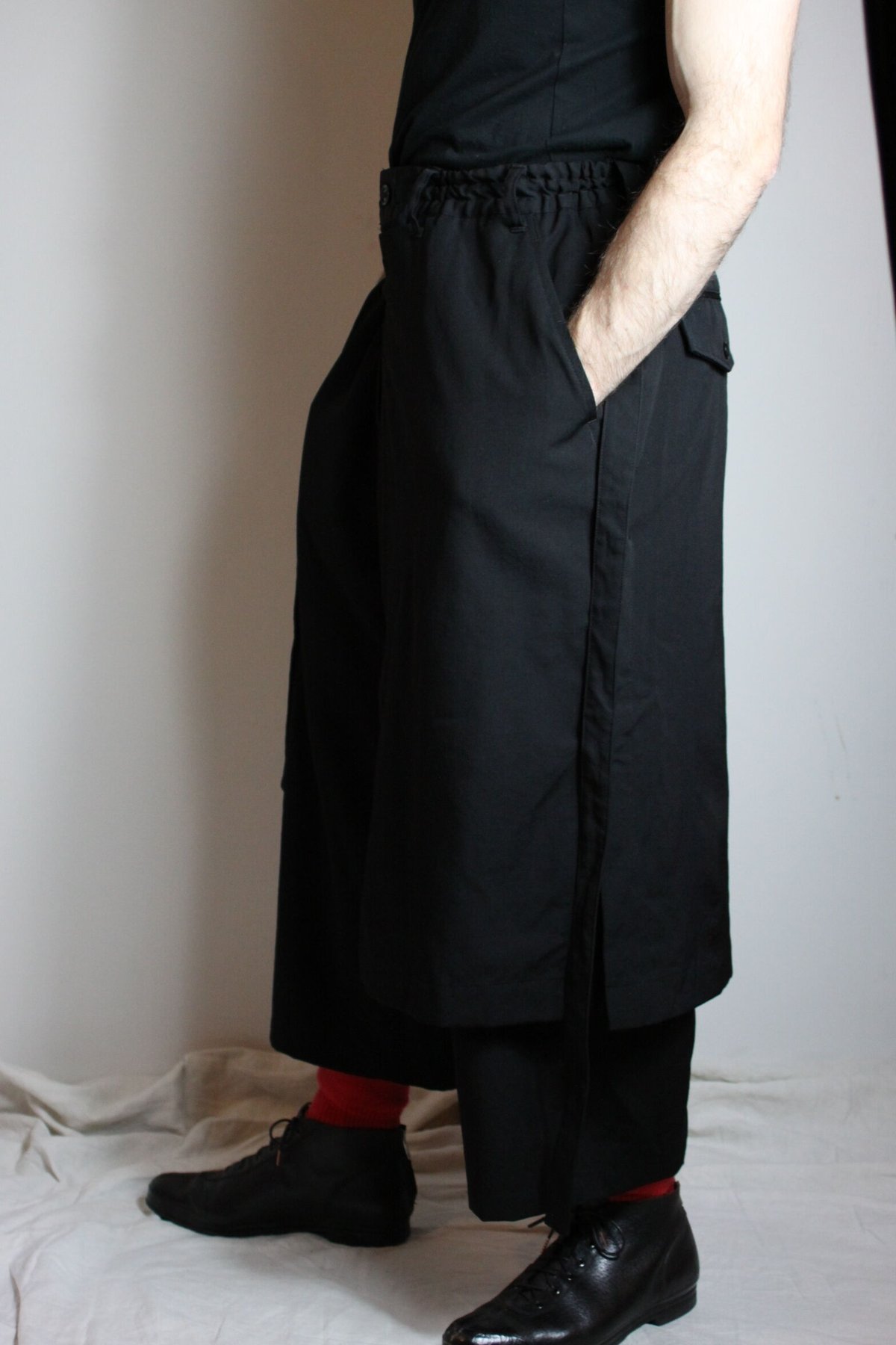 Yohji Yamamoto AW16 Wrap Pants - HR-P51-100 | K