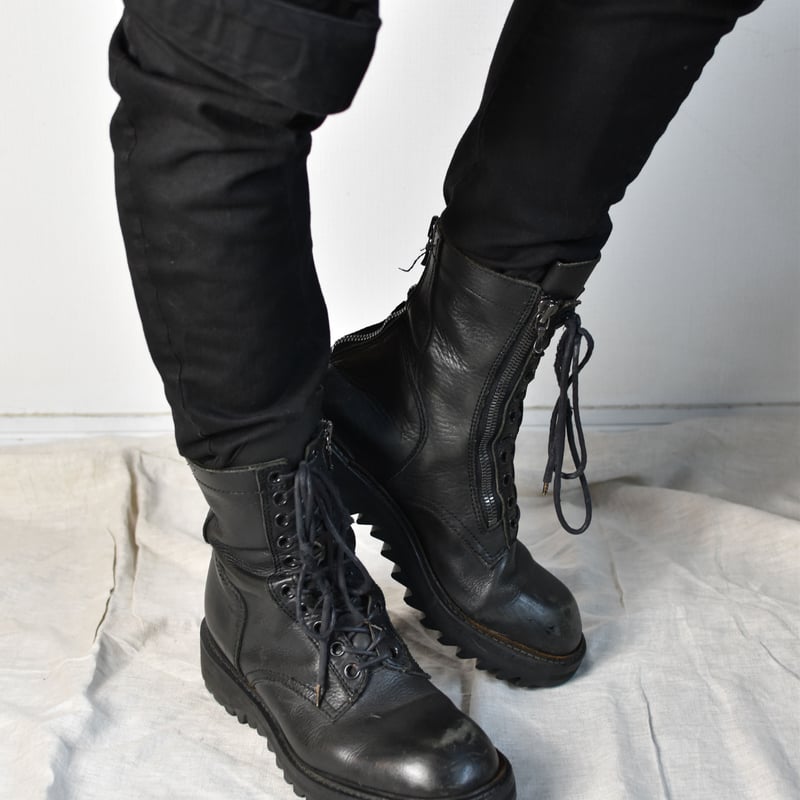 Julius SS14 Ghost Double-Zip Combat Boots - 457