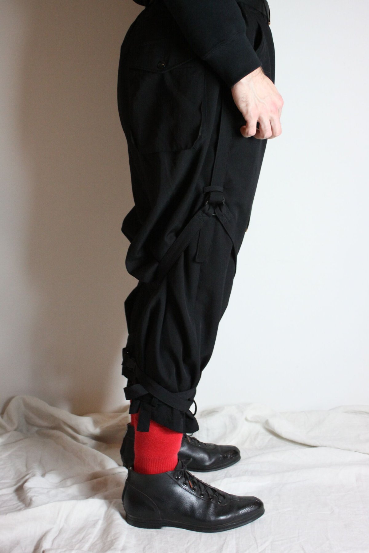 パンツ anrealage homme WOOL BONDAGE PANTS 44 WOOL BONDAGE PANTS