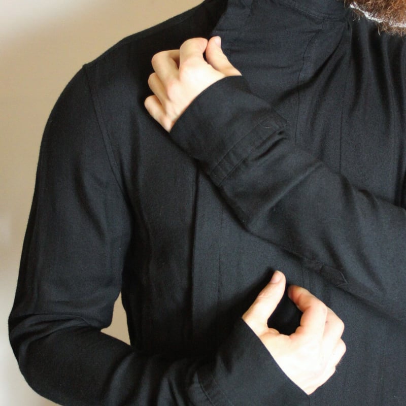 Julius AW13 Crack Asymmetrical Shirt - 437SHM5