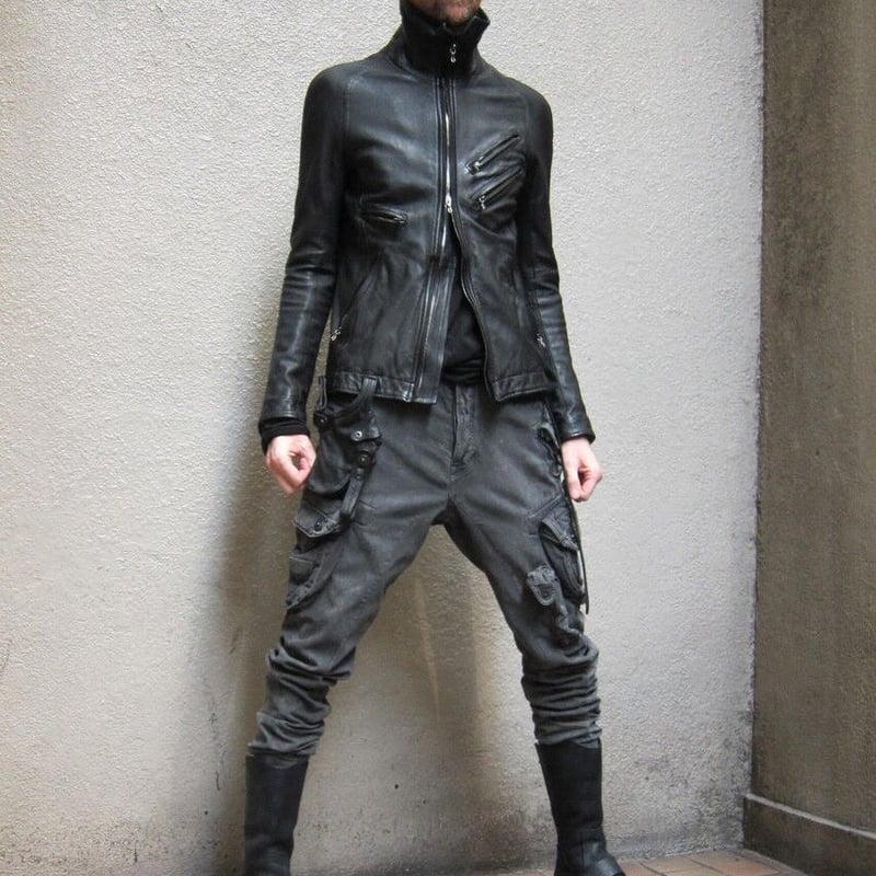 JULIUS x GORDINI レザージャケット サイズ2 Julius x Gordini Sample Jutneck Holster Leather