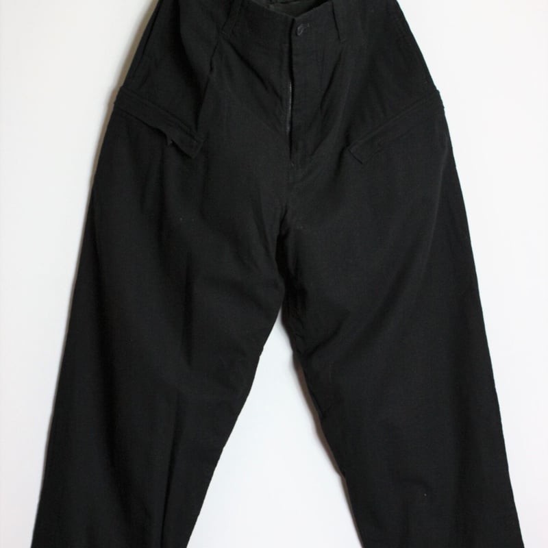 yohji yamamoto POUR HOMME◇カーゴパンツ/3/コットン/BLK/HK-P18-015/17AW