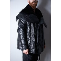 Julius AW16 Beast Sample Leather Down Coat - 557BLM7-F