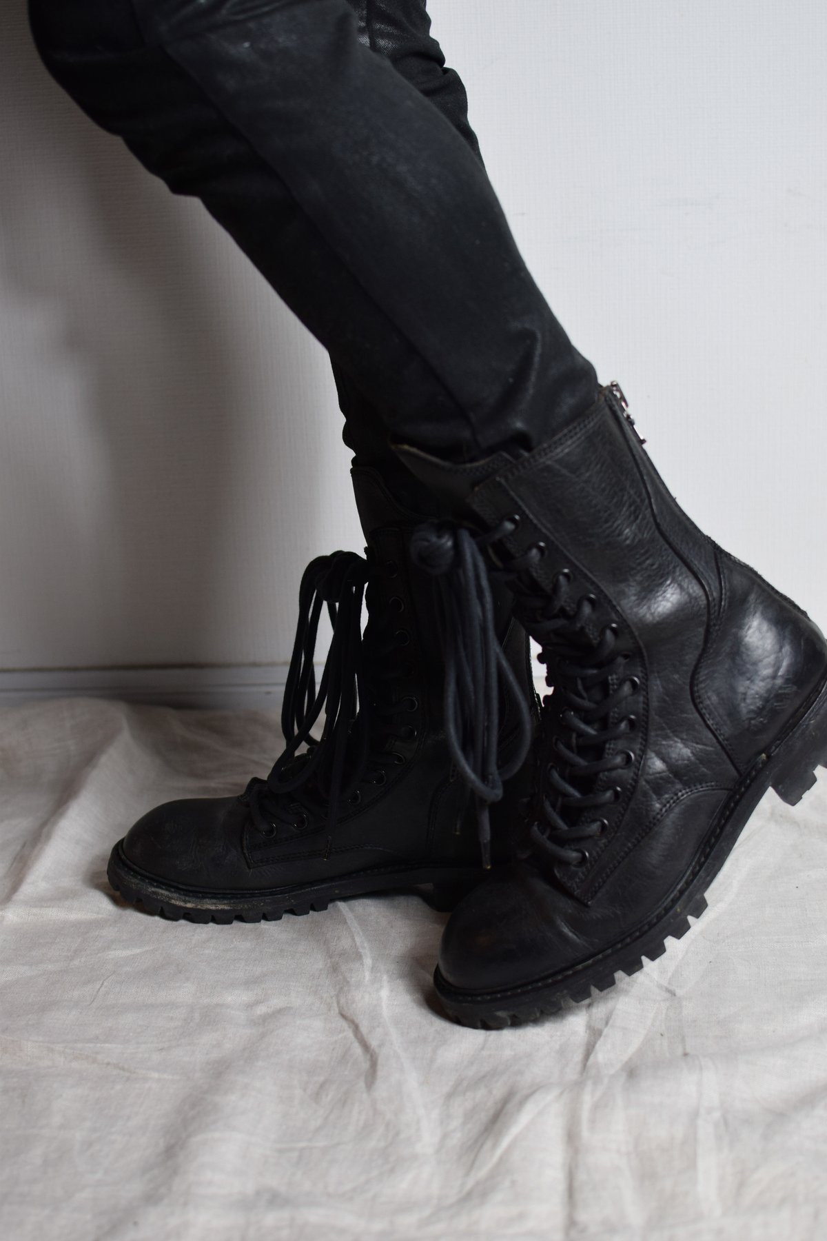 Julius AW12 Resonance Double-Lace Boots - 397FW Julius AW12 Resonance Double-Lace Boots - 397FW
