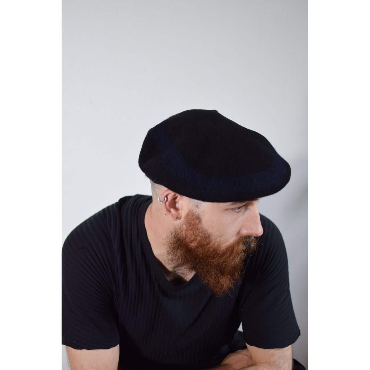 Yohji Yamamoto AW16 Beret - HR-H02-921 | Karasu Yohji Yamamoto AW16 Beret - HR-H02-921 | Karasu